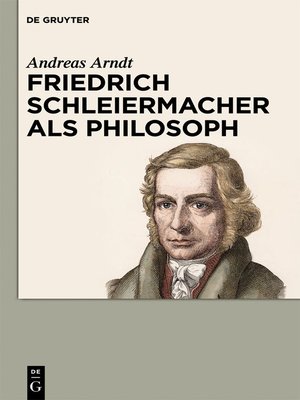 cover image of Friedrich Schleiermacher als Philosoph